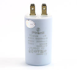 Конденсатор CBB60 10 мкФ 450 V, с клеммами