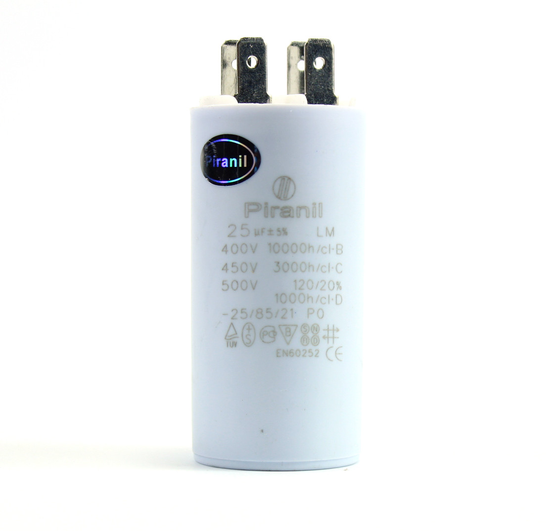 Конденсатор CBB60 6 мкФ 450V, з клемами