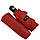 Жіноча складна парасоля-автомат з однотонним куполом від Flagman-The Best, червоний, 0517-1, фото 9