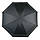 Жіноча складна парасоля-автомат з однотонним куполом від Flagman-The Best, чорний, 0517-7, фото 3
