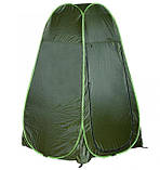 Намет для переодягання, туалету, душа Stenson MH-3523-1.2, 120х120х180 см, зелена, фото 3