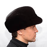 Чоловіча шапка норкова на жорсткій основі "Фінка", фото 2
