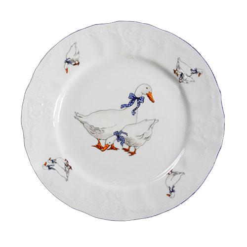 Тарілка обідня Thun Bernadotte (Гуси) 6 штук d21 см фарфор (5936B51), фото 1