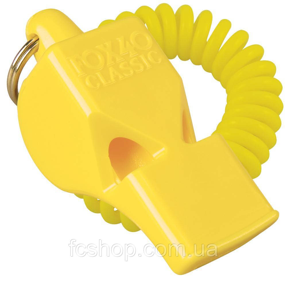 Свисток FOX 40 Classic Whistle Safety 9935-0200, Жовтий, Розмір (EU) — 1SIZE