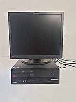 Lenovo ThinkCentre M57p SFF / Intel Core 2 Quad Q6600 (4 ядра по 2.4 GHz) / 8 GB DDR2 / 500 GB HDD / DVD-RW + Lenovo L1900PA / 19" (1280x1024) TFT TN, фото 5