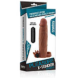Подовжуюча насадка на пеніс Add 3" Pleasure X, фото 5