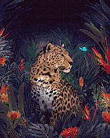 Картина по номерам Волшебный гепард, Rainbow Art (GX35373) 40х50 см.