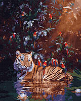Картина по номерам Утренние ванны, Rainbow Art (GX35443) 40х50 см.