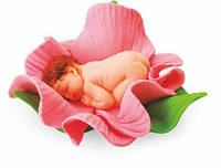 Младенец в цветочке (девочка)