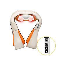 Роликовий масажер для спини та шиї Massager of Neck Kneading на 4 кнопки