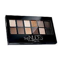 Палетка тіней для повік Maybelline New York The Nudes Palette (3600531199081)