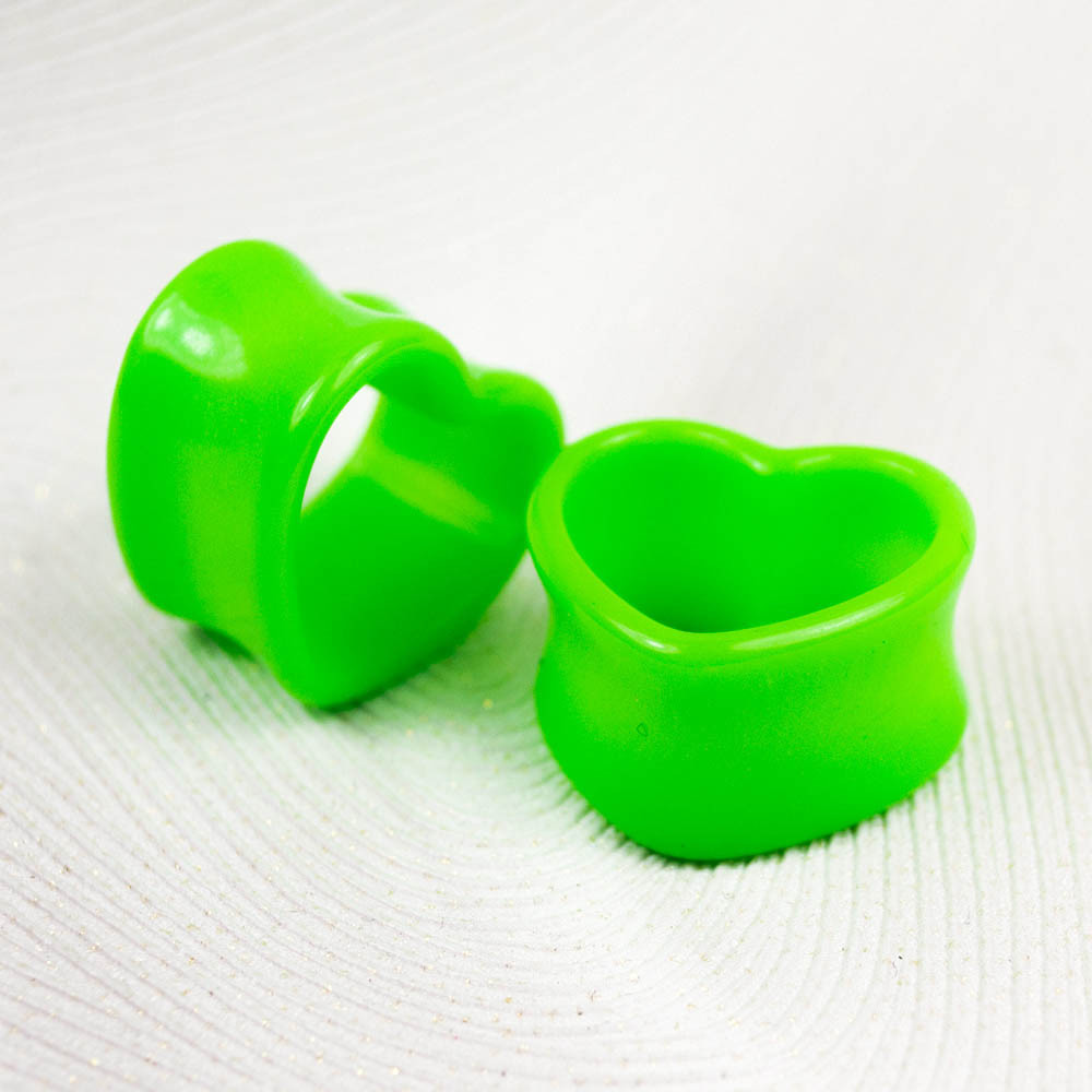 Тунель акриловий Серце зелений