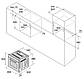 Духова шафа з мікрохвильовкою Fabiano FBOM 730 чорне скло/нерж. сталь електричний, фото 3