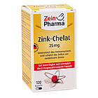 Хелат цинку, 25 мг, 120 капсул, ZeinPharma, фото 4