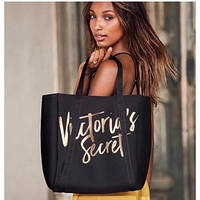 Пляжная Термо-сумка Victoria s Secret Cooler Beach Tote Bag, Черная