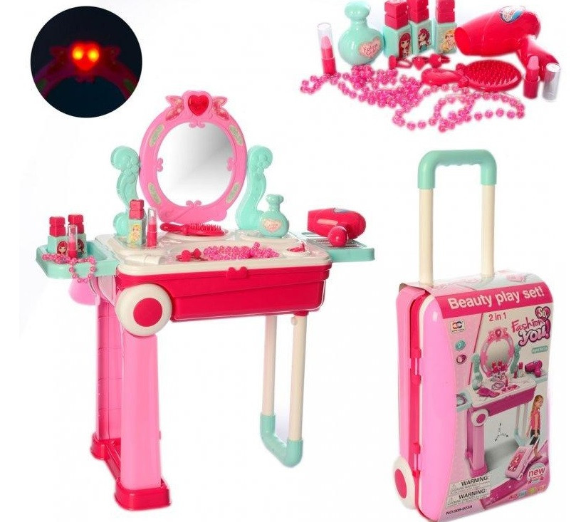 Дитяче ігрове трюмо, з валізою, аксесуари, Limo Toy 008-923