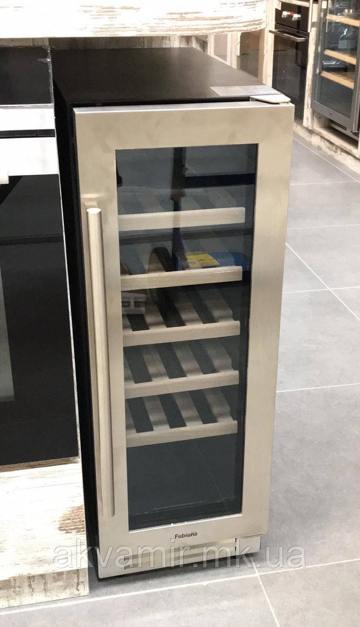 Купить Винный шкаф узкий (30 см) Fabiano FWC 295 INOX (нерж. сталь) под ...