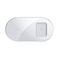 Бездротова зарядка QI BASEUS Simple 2in1 Wireless Charger 18W Max For Phones+Pods (18W). White, фото 5