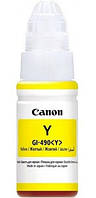 Чорнило Canon GI-490 (PIXMA G1400/G2400/G3400)  Yellow  70мл  (0666C001) (код 84766)