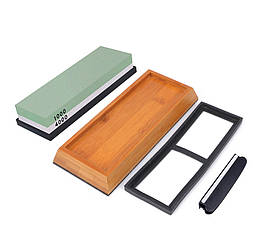 Набір для заточення ножів Primo Cook - камінь 1000/4000 з підставкою