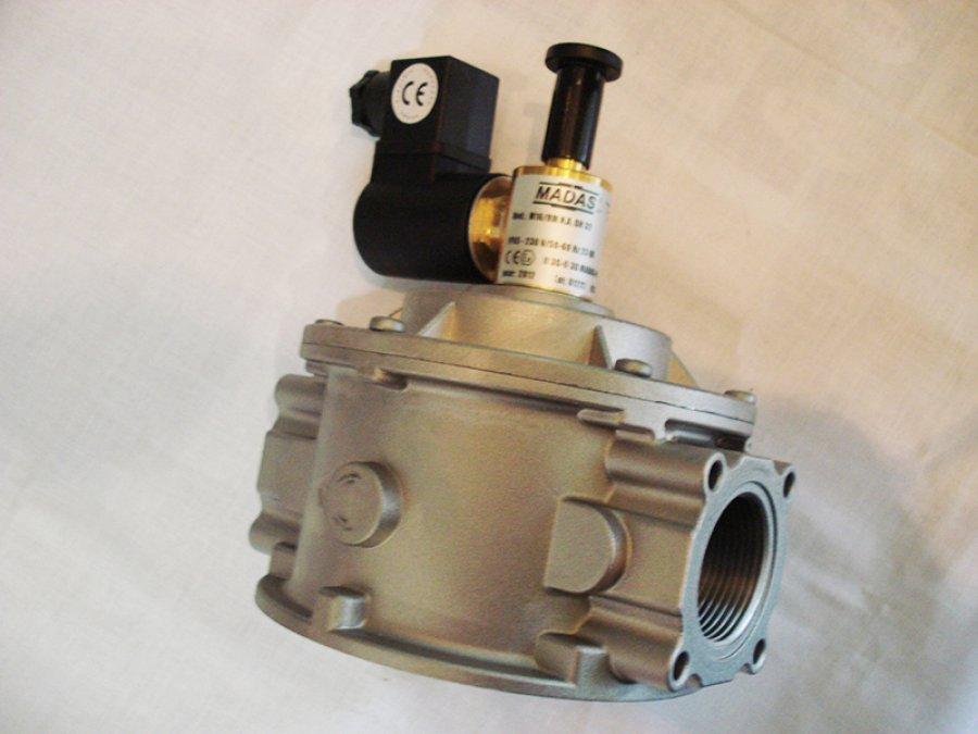 Клапан електромагнітний для газу Кеї Madas Dn 32 12 Вт 500 мбар