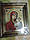 Вінчаста пара ікон "Зпасник і божественна Матір". Виготовлені за церковним утомом. Розмір 23 х 20 х 2 см., фото 3