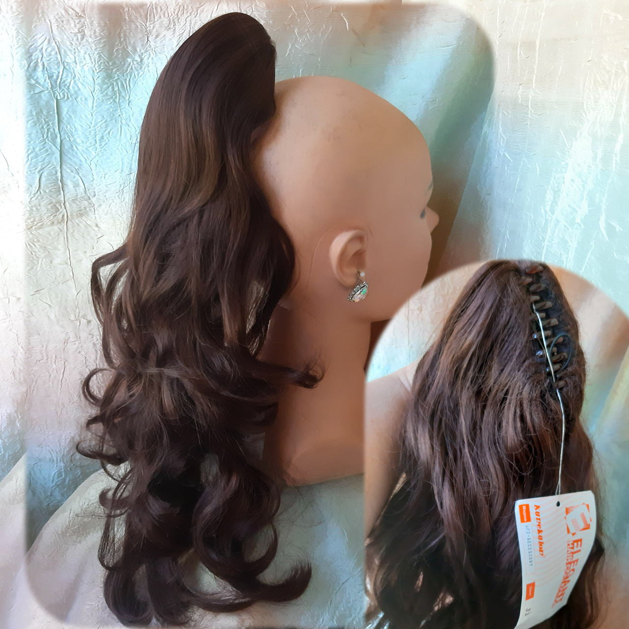 Хвіст хвилястий на крабі каштановий SP3-33, фото 1