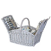 Корзина для пикника Lefard на 4 персоны 46х31х37 см 10503-002 сумка для пикника с посудой лоза набор