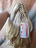 Хвіст шиньон хвилястий на крабі платіновий блонд SP2-15ВТ613N, фото 7