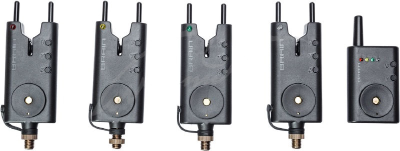 Набір сигналізаторів Brain Wireless Bite Alarm B-1 4+1, фото 1