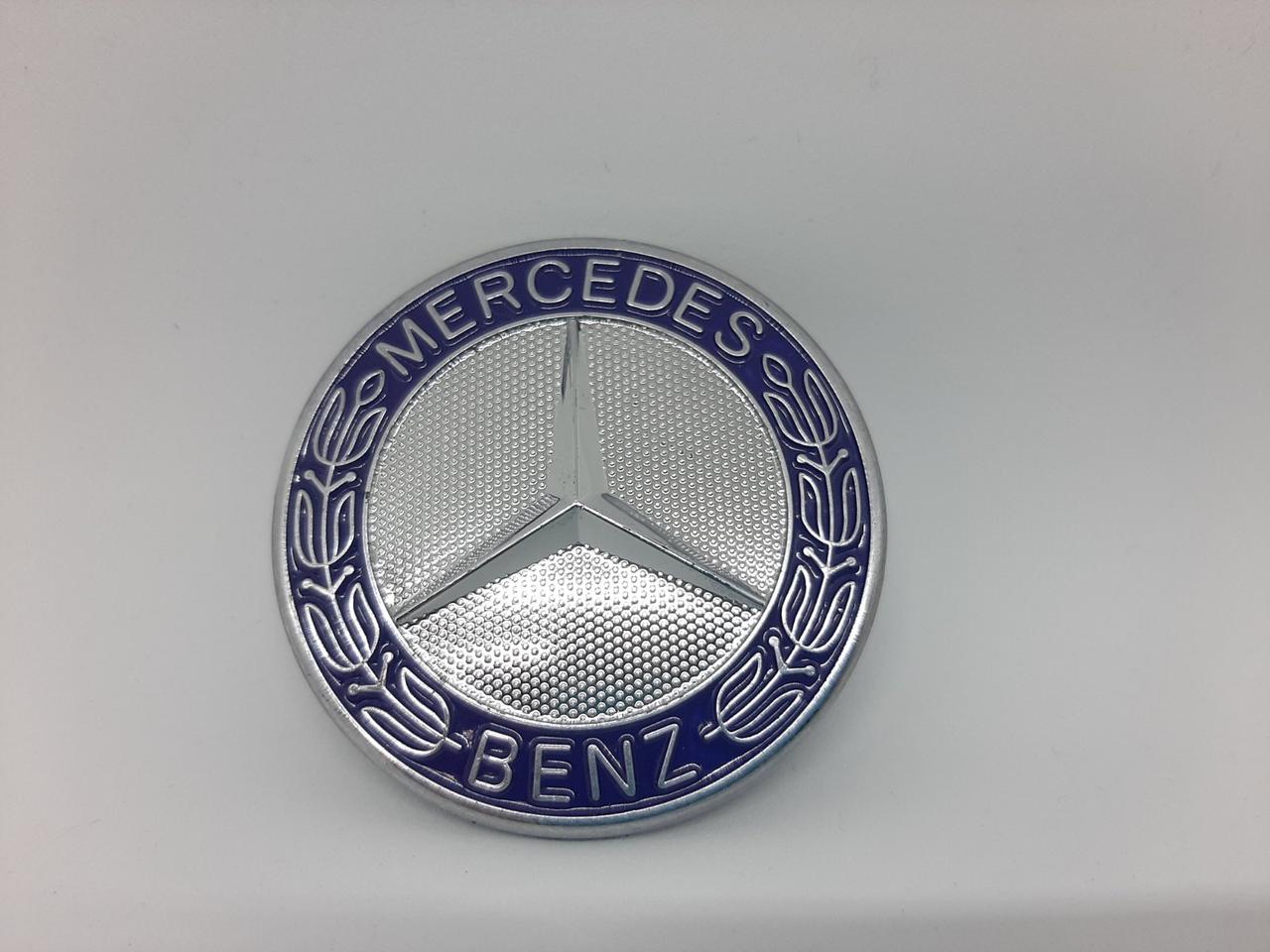 Емблема, логотип значок Mercedes-Benz W204 на капот (плоска)
