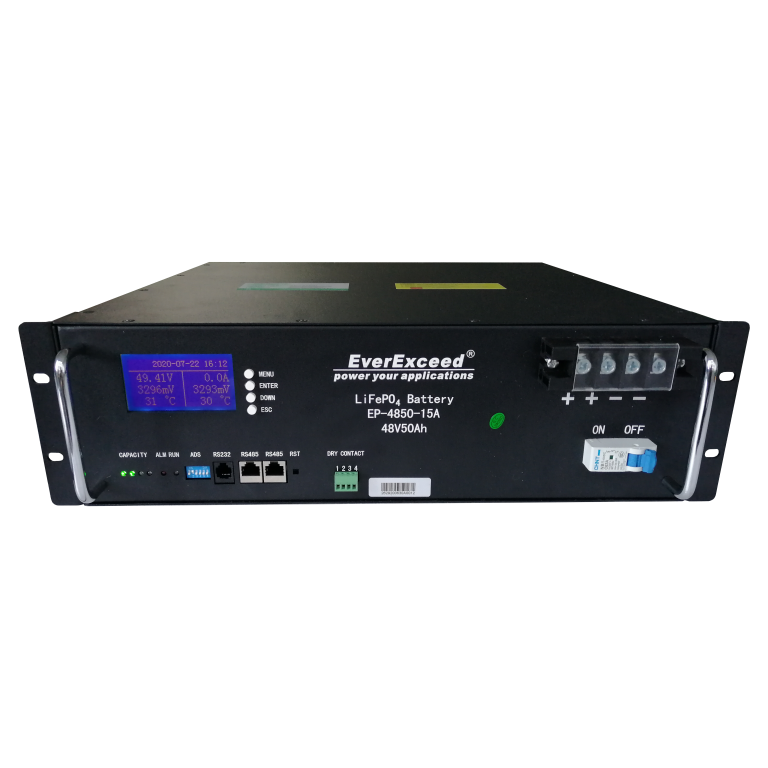 Літій залізо фосфатний акумулятор EverExceed EP-4850-15A (LCD)