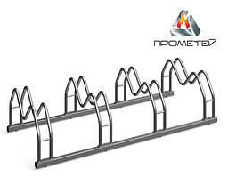 Велопарковка фігурна багатосекційна, 4 секції
