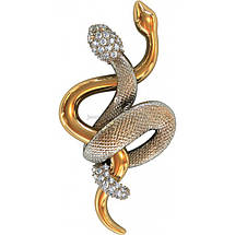 Змія, Змій, Змії, кулон, підвіс, амулет, срібло/золото, фото 3