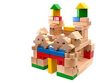 Набор деревянных кубиков "Юный архитектор"