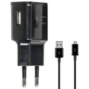 Зарядний пристрій до телефону Samsung Travel Charger (2A / 5W) + кабель USB to microUSB, в упак ..