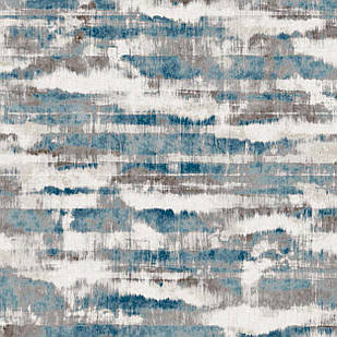 Меблева тканина Marble Blue 370443/2006, велюр з принтом
