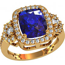 Набір з Октагонами, Сережки, Кільце, Кулон, срібло 925, золото 585/750, фото 2