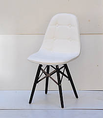 СТІЛЕЦЬ ALEX XXL -BK екокожа білий