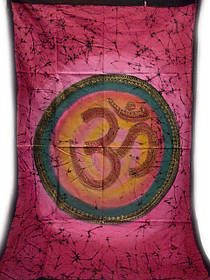 Батик "ОМ" бавовна (118х74 см)