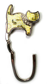 Сумкотримач для жіночої сумочки "Кошка-Замок біло-кремова" (7х6х1 см)