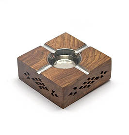 Пепельниця рожеве дерево (10х10 см)