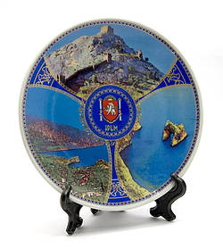 Тарілка керамічна на підставці "Крим" (15,5 см)