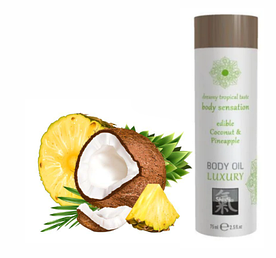 Масажне масло для тіла SHIATSU Кокос і Ананас, 75мл
