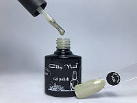 Гель-лак CityNail 1033 Гель лак светло серый с мелким шиммером с микроблеском - Гель лак премиум класс