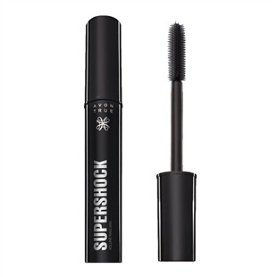 ОБ'ЄМНА ТУШЛЯ Р міру СУПЕР ШОК (SUPER SCHOK) AVON TRUE 10 МЛ, чорно-коричнева