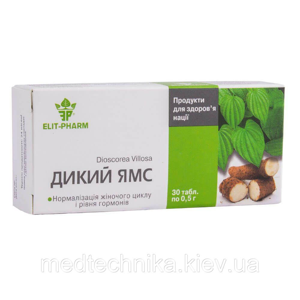 Дикий ямс, 30 таблеток, Еліт-фарм, фото 1