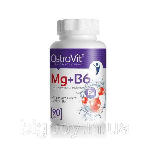 Витамины OstroVit MG+B6 ( MAGNEZ + VITAMIN B6 ) 90tab