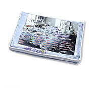 Постільна білизна Королева Ночі (Бязь) | Полуторний комплект | 50х70 | Лаванда на блакитному, фото 5