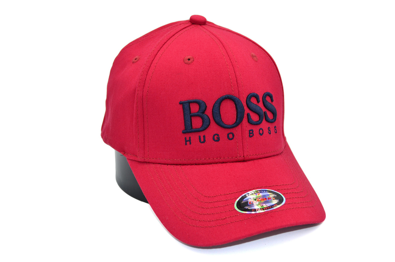 Кепка фулка Classic Boss 57-59 см червона (C 0919-277)